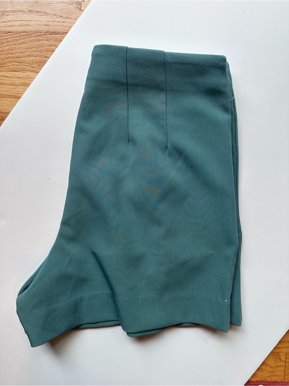NWT A New Day Turquoise Women's Tailored High-Waist Midi Shorts, Size 6 - Picture 3 of 11